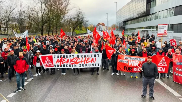 Protest Gegen Stellenabbau: Bosch-Belegschaft in Bühl Demonstriert – über 1.000 Mitarbeitende Legen Arbeit Nieder