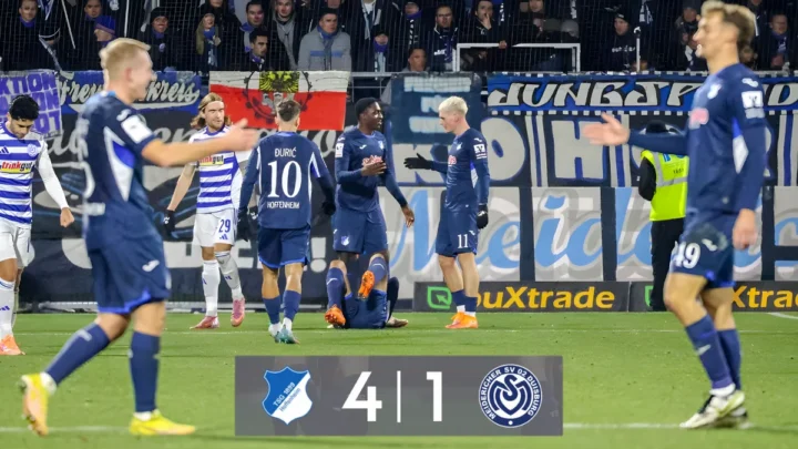 Hoffenheim II demontiert Tabellenführer Duisburg mit 4:1-Kantersieg