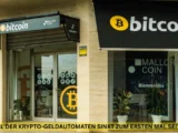 Krypto-Geldautomaten Sinkt