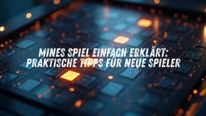 Mines Spiel einfach erklärt: Praktische Tipps für neue Spieler