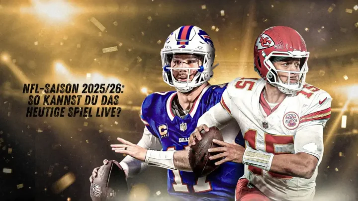 NFL-Saison 2025/26: So kannst du das heutige Spiel live in Deutschland sehen