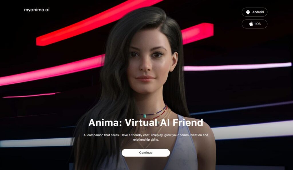 Anima AI – Spielerisch, romantisch und kreativ