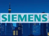 Siemens Aktie Chart mit Kurs um 229 Euro und Industrieanlagen im Hintergrund, Symbol für die Entwicklung der Siemens Aktie 2026
