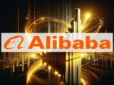 Alibaba-Aktie Chart mit steigender Tendenz bei 138 US-Dollar, Symbolbild mit KI- und Cloud-Elementen im Hintergrund im April 2026.