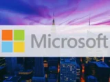 Microsoft-Aktie Chart mit steigender Kurslinie bei 420 US-Dollar, Symbolbild mit KI- und Cloud-Elementen im Hintergrund im April 2026.