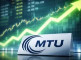 Chartanalyse der MTU Aero Engines Aktie mit MACD-Long-Signal, Kursrückgang auf 304 EUR und wichtiger Unterstützungszone um 300 EUR im Jahr 2026.