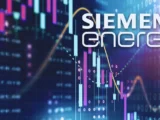 Siemens Energy Aktie auf steigendem Chart mit KI- und Rechenzentren-Symbolen, neues Allzeithoch 2026