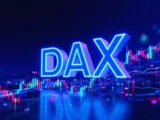 DAX Börsenchart mit starkem Anstieg über 23000 Punkte im Jahr 2026