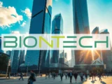 BioNTech Aktie Chart mit Onkologie Pipeline Symbolen Krebsforschung Mainz