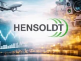 Moderner HENSOLDT Radar-Sensor mit steigendem Aktienchart im Hintergrund – Darstellung des Wachstums im Verteidigungssektor 2026