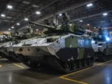 Rheinmetall Produktionsstandort mit Fokus auf Verteidigungstechnologie, steigende Rüstungsaufträge und Kursentwicklung der Aktie im Jahr 2026.