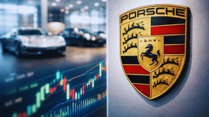 Porsche-Aktie unter Druck trotz Milliardenverlust – Gewinnrückgang und VW-Abschreibung belasten Porsche SE