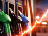 Ölfässer und steigende Energiecharts während globaler Marktunsicherheit 2026.