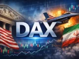DAX-Börsenchart mit steigender Kursentwicklung und deutschen Finanzmarktdaten im Jahr 2026