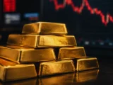 Goldpreis Chart mit leichter Erholung nach Tiefpunkt