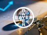 Bayer Aktie Performance Grafik mit Monatshoch