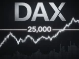 DAX-Chart steigt über die Marke von 25.000 Punkten und erreicht ein neues Rekordhoch am deutschen Aktienmarkt.
