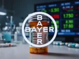 Börsenchart der Bayer Aktie mit Erholung vom Tief