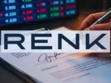RENK Group Logo und Aktienkurs Entwicklung