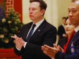 Elon Musk nach dem historischen SpaceX-Börsengang, der ihn zum ersten Billionär der Welt machte.