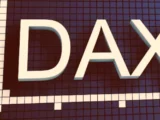 DAX-Börsenchart unter der 25.000-Punkte-Marke