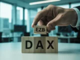 Frankfurter Börse mit Dax-Anzeigetafel vor Zinsentscheid