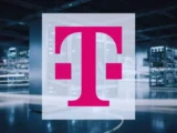 T-Mobile US Logo und Smartphone mit Netzabdeckung